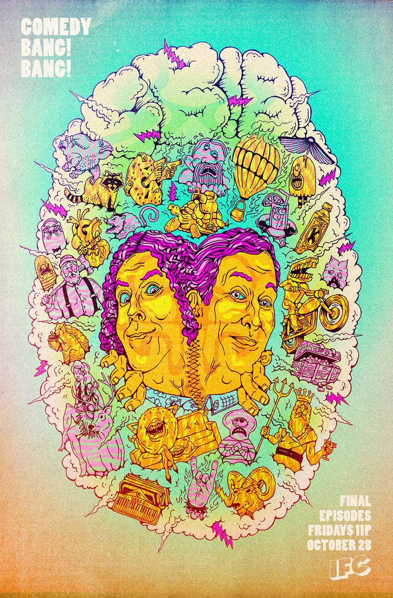 Illustration for article titled Say farewell to Comedy Bang! Bang! with exclusive art for its final episodes
